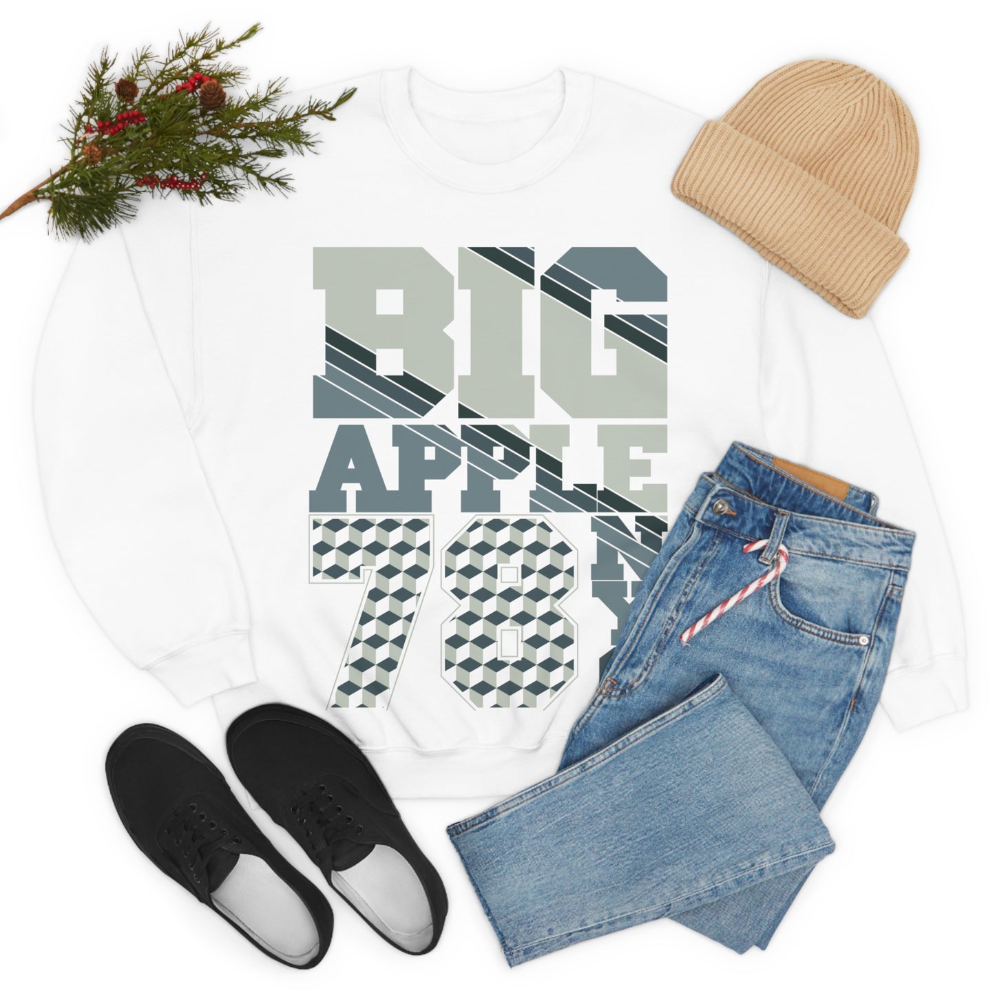 Big Apple NYC Crewneck Sweatshirt