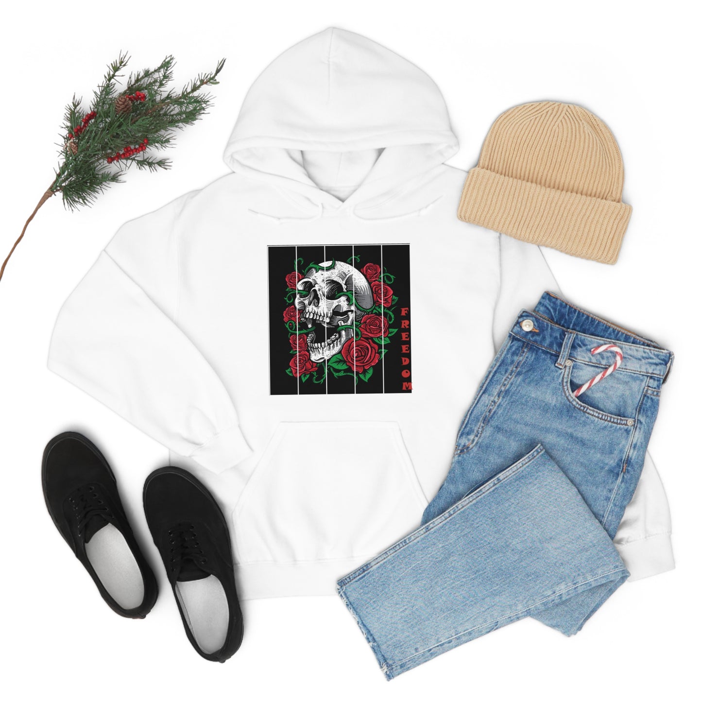 Freedom Death Roses Hoodie