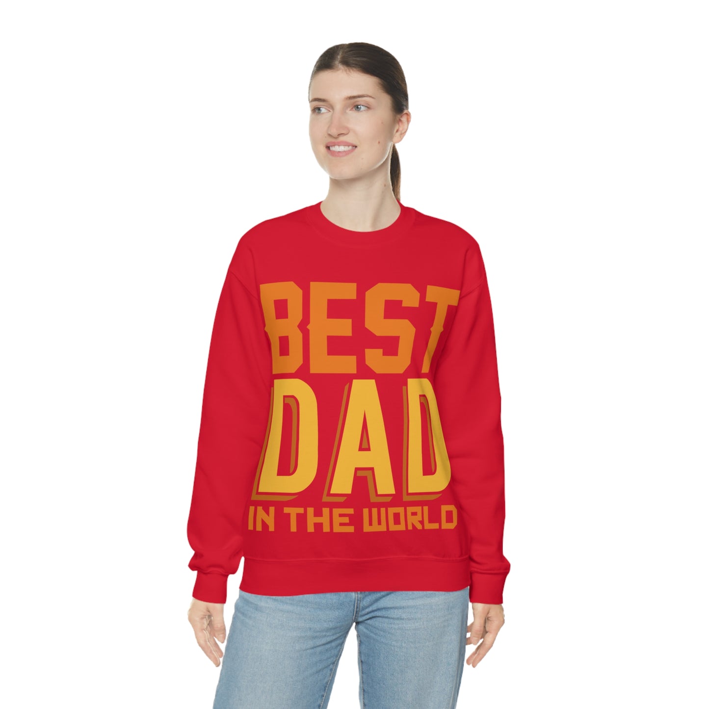 Best Dad in the world Crewneck Sweatshirt