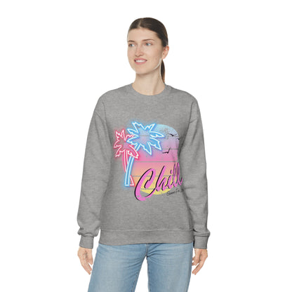 Chill Summer For Life Crewneck Sweatshirt