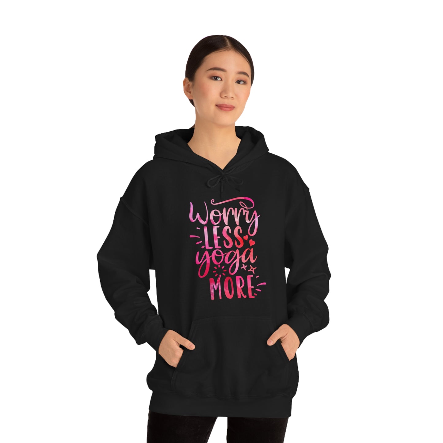 Worry Less Yoga More Hoodie