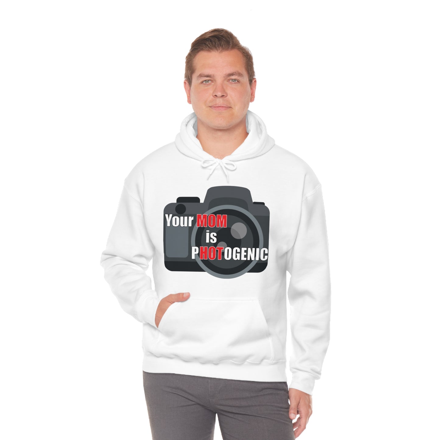 Your Mom is pHOTogenic Camera Hoodie