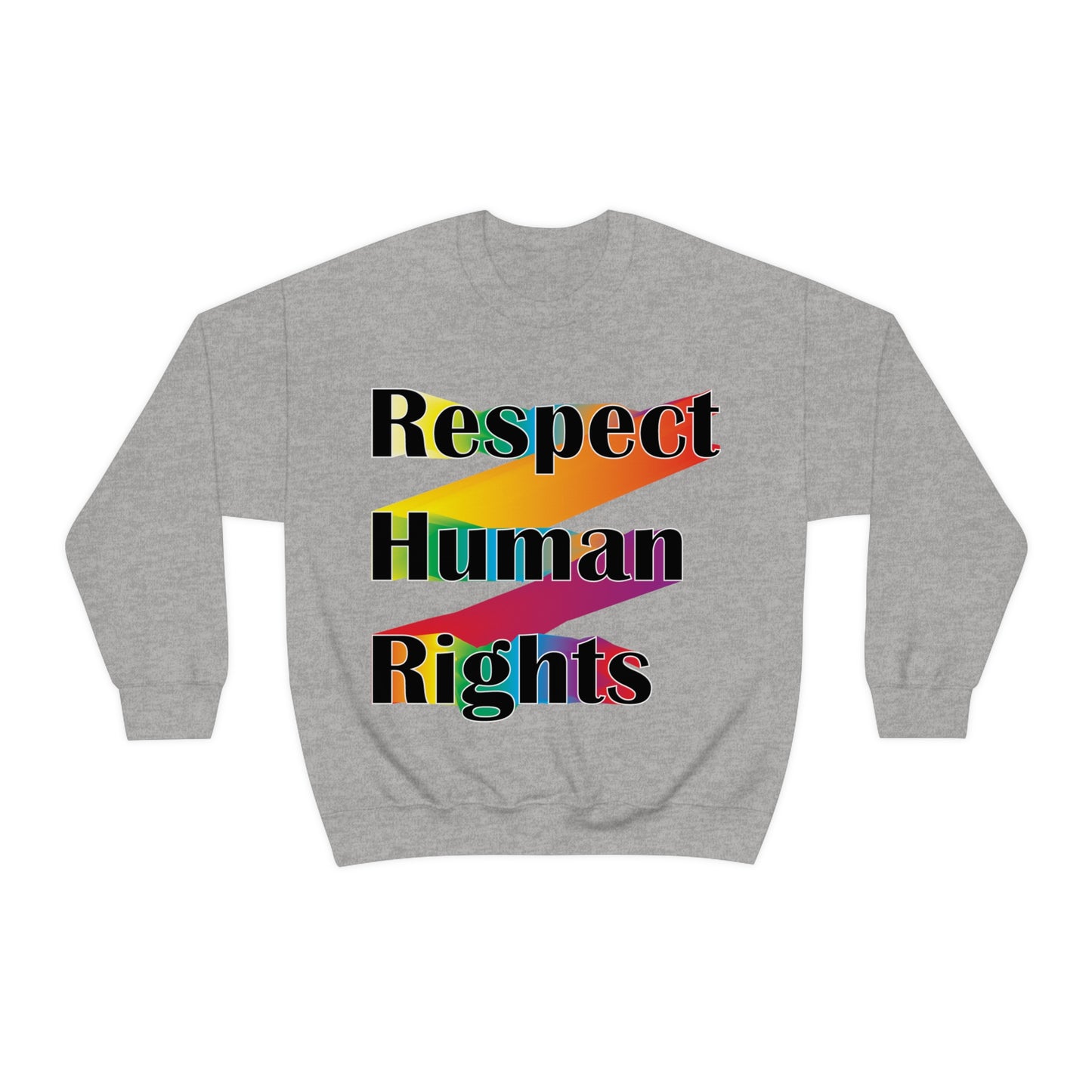 Respect Human Rights Crewneck Sweatshirt