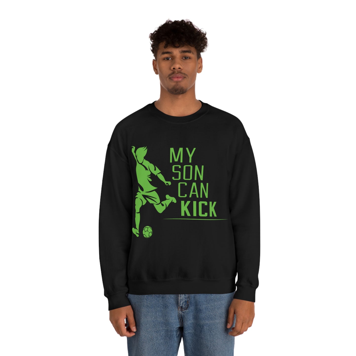 My son kick Crewneck Sweatshirt