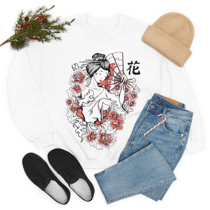 Japanese Goddess Crewneck Sweatshirt