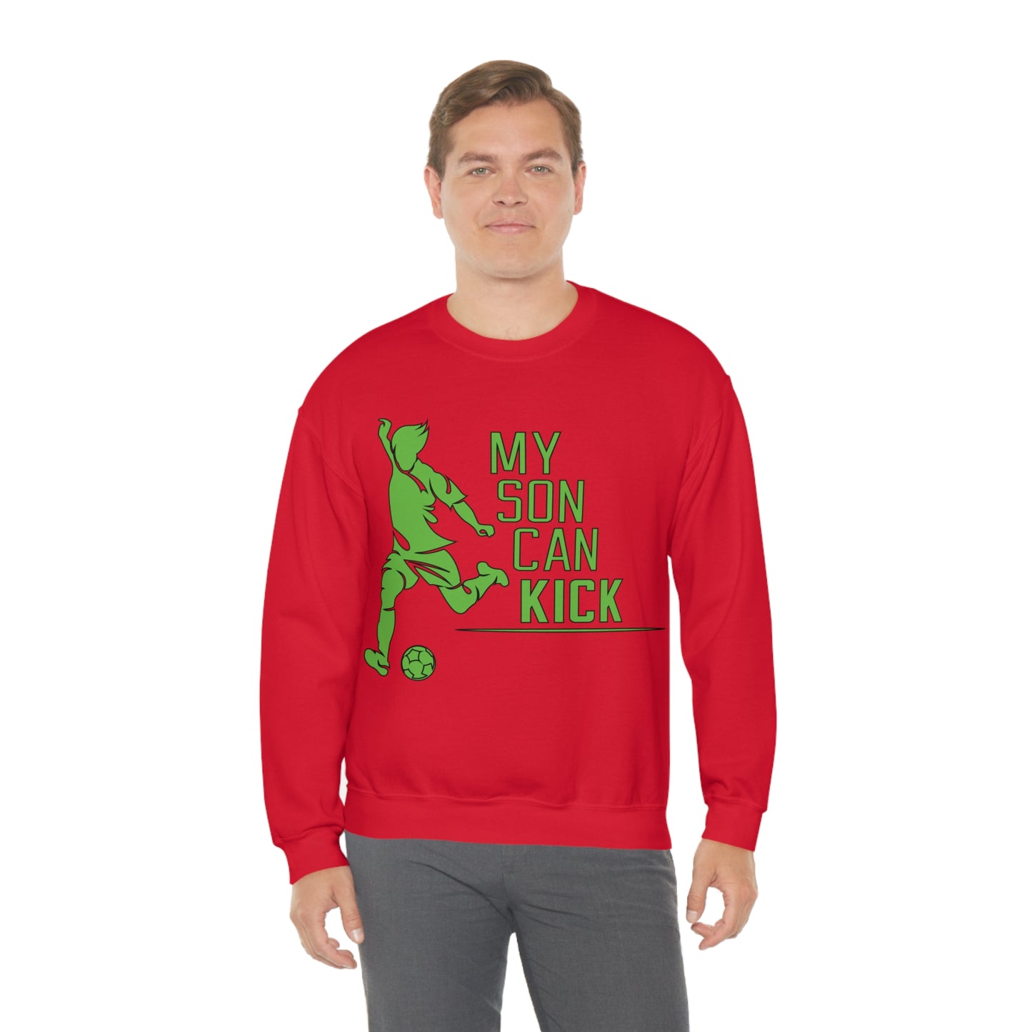 My son kick Crewneck Sweatshirt