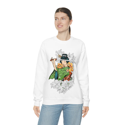 Female Samurai Crewneck Sweatshirt