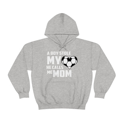 A boy stole my heart he calls me Mom Hoodie