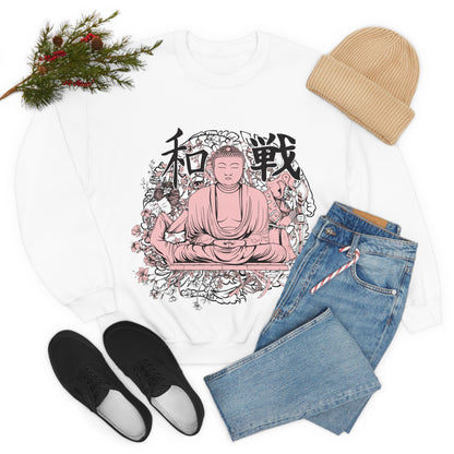 Pink Buddha Crewneck Sweatshirt