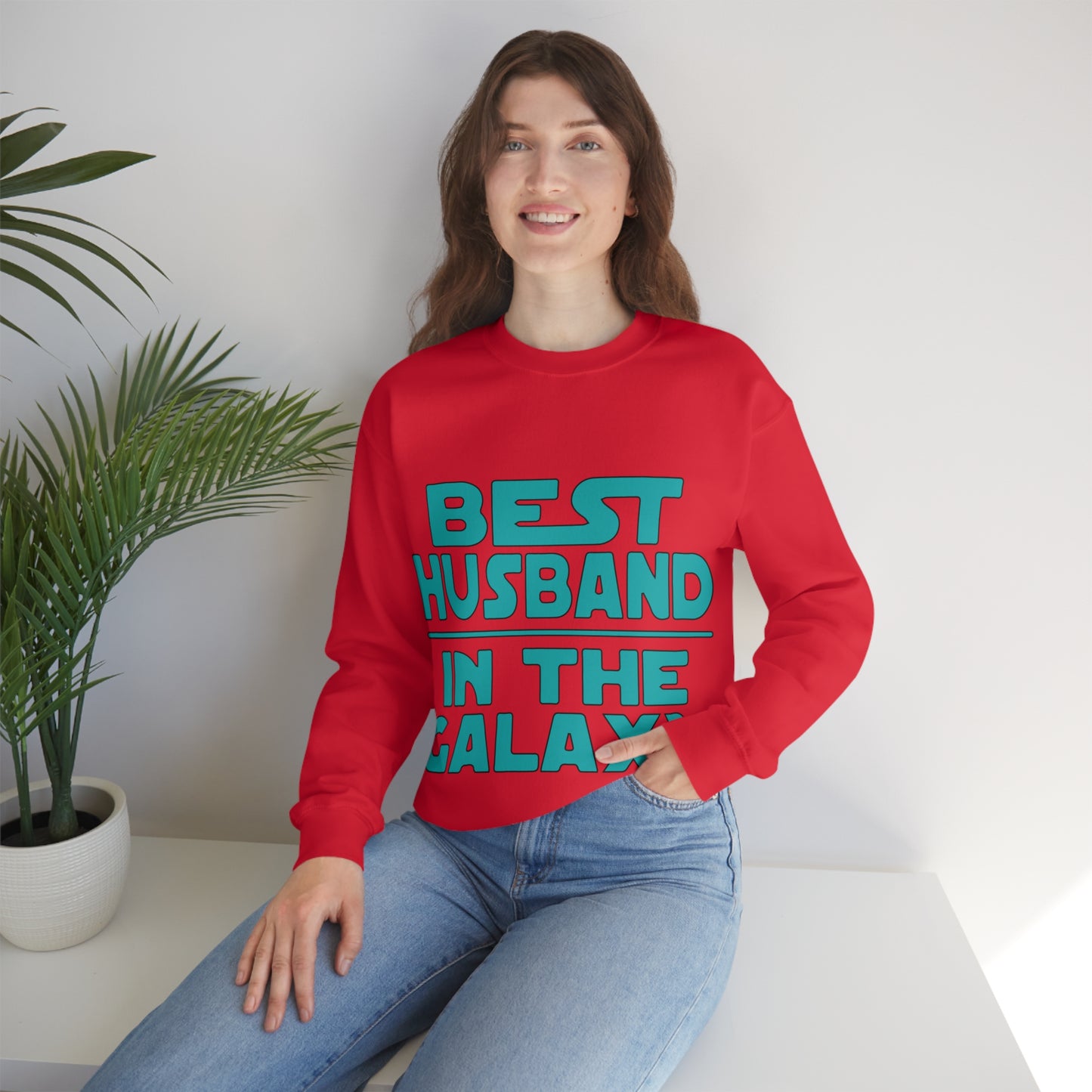 Best Husband in the galaxy Crewneck Sweatshirt