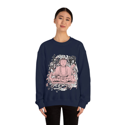 Pink Buddha Crewneck Sweatshirt