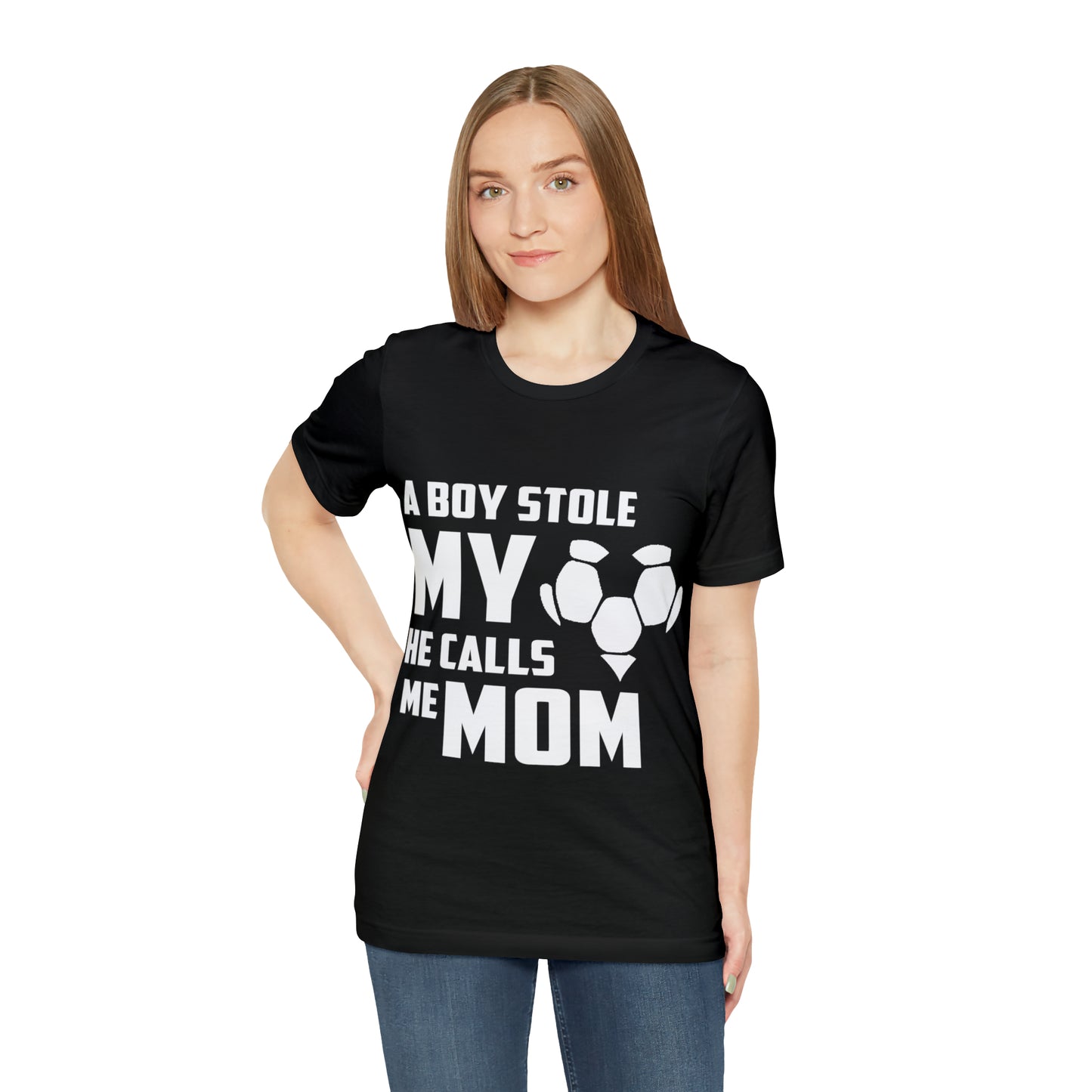 A boy stole my heart he calls me Mom T-Shirt