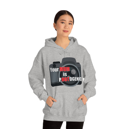 Your Mom is pHOTogenic Camera Hoodie