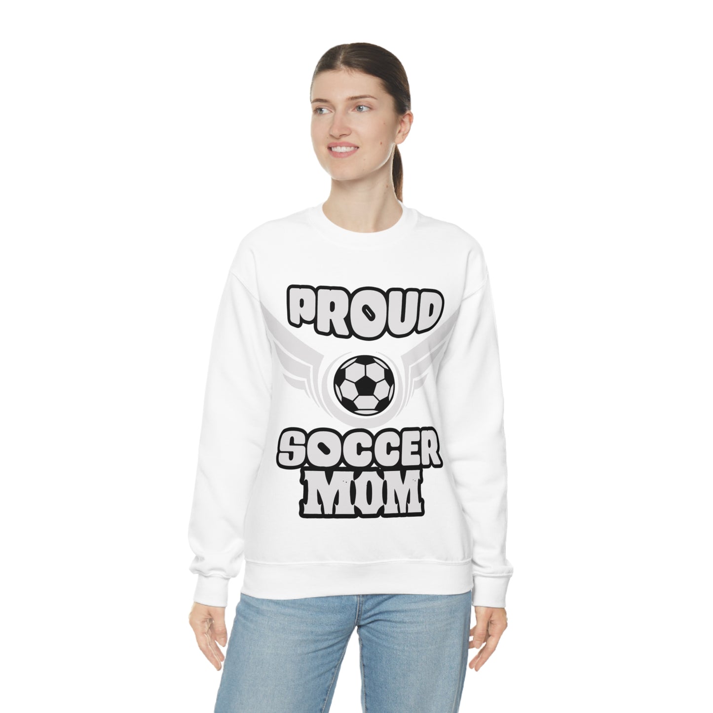 Proud S o c c e r MOM Crewneck Sweatshirt