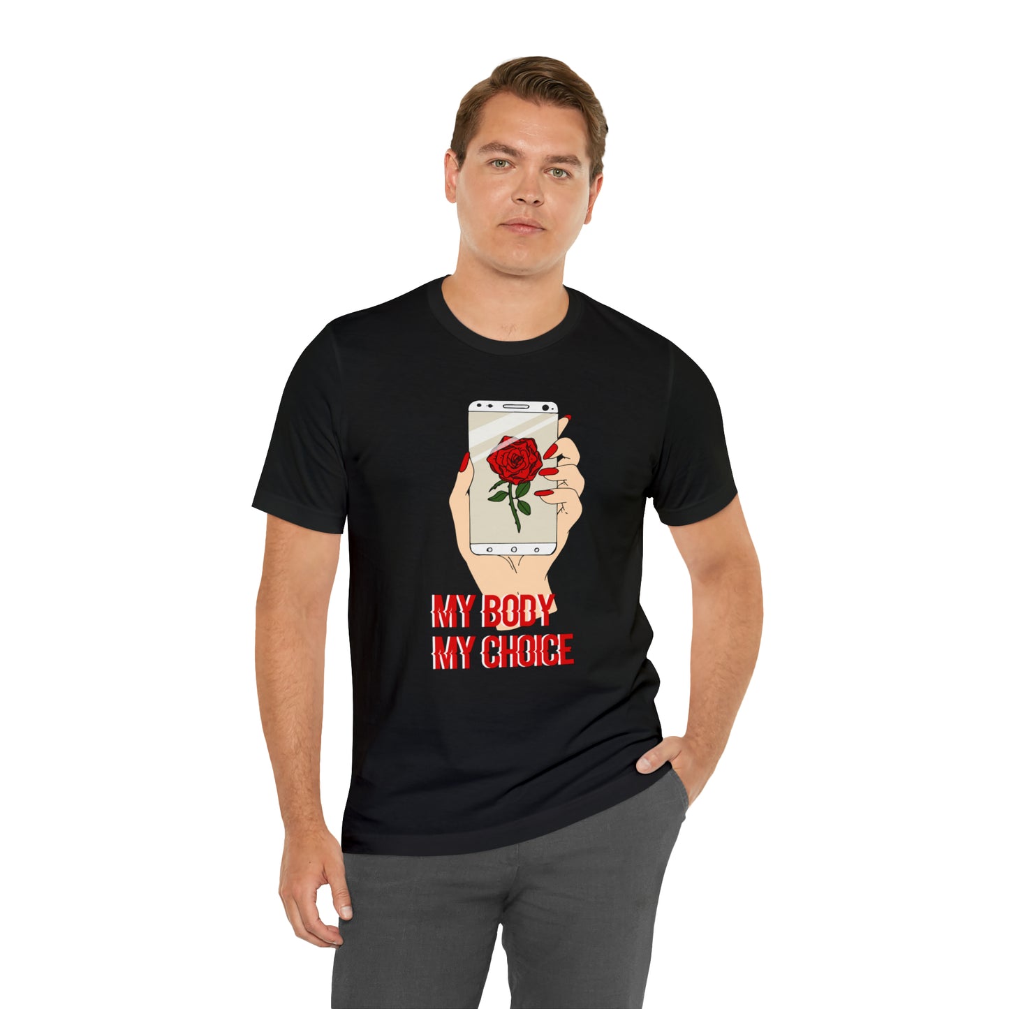 My Body is A Rose its My Choice T-Shirt