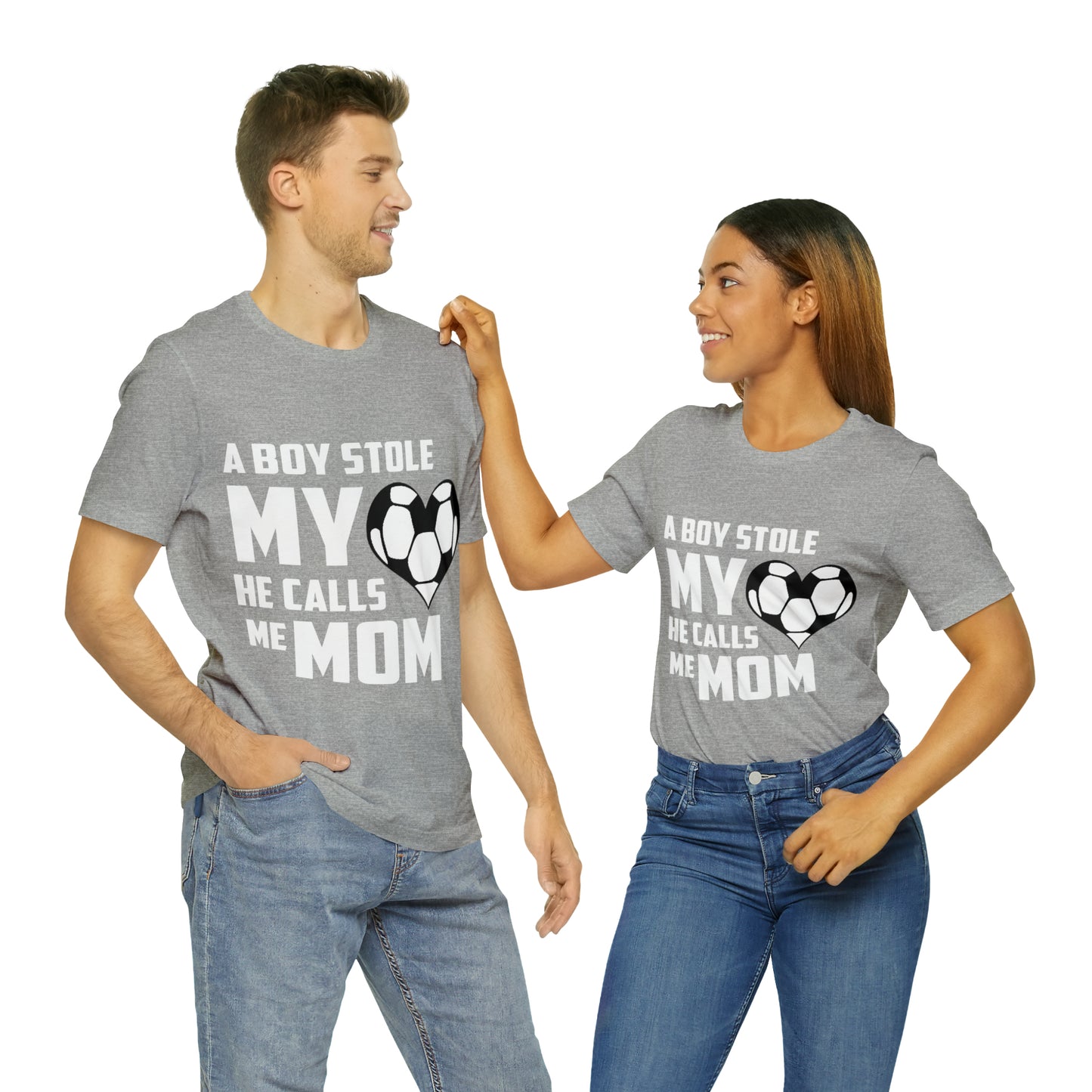 A boy stole my heart he calls me Mom T-Shirt