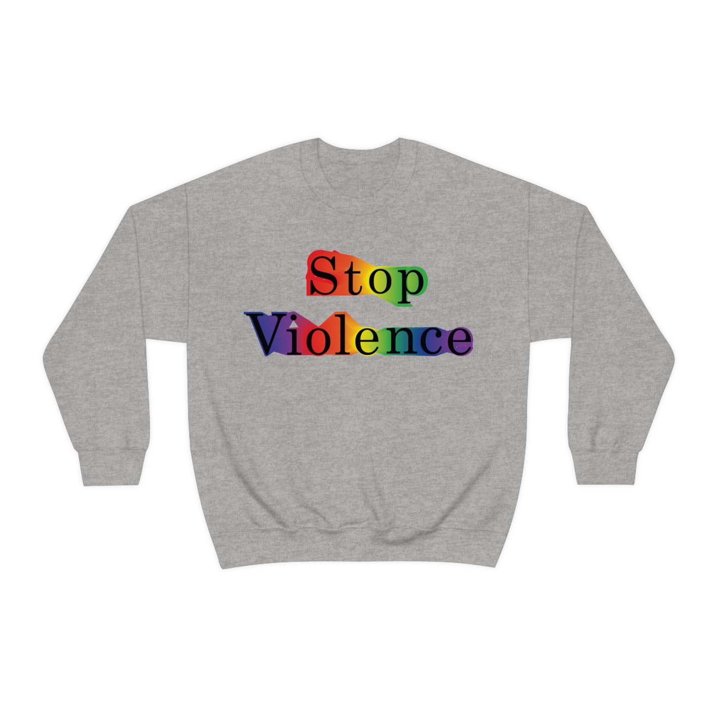 Stop Violence Crewneck Sweatshirt