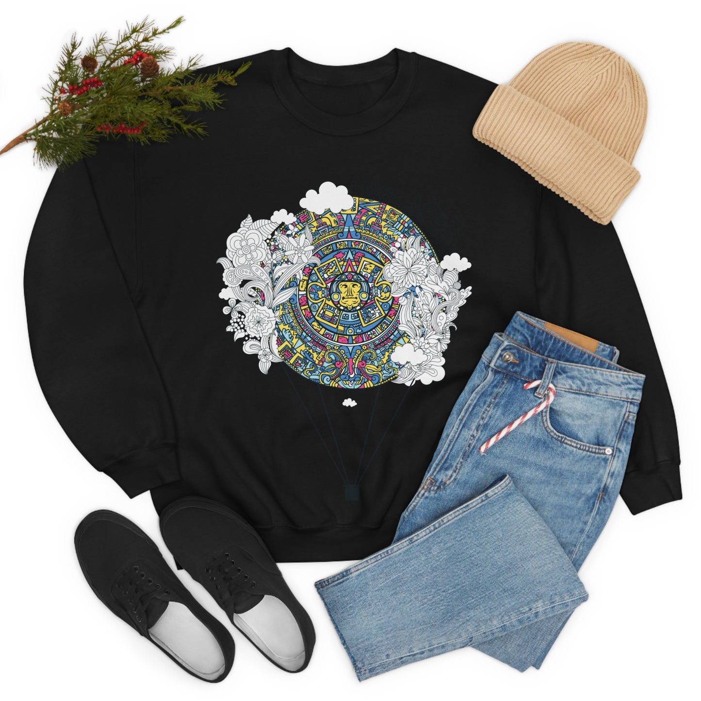 Chinese Air Balloon Crewneck Sweatshirt