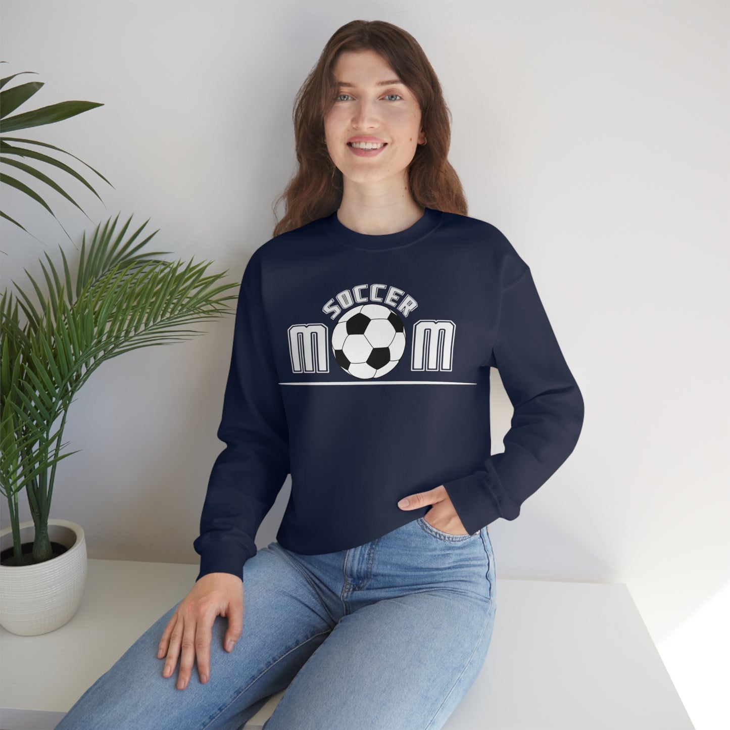 Mom - Soccer Crewneck Sweatshirt