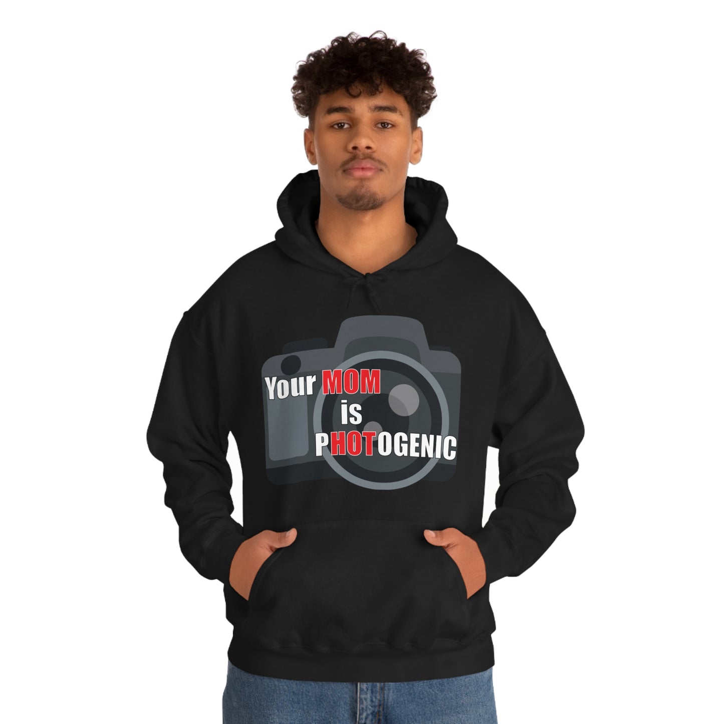 Your Mom is pHOTogenic Camera Hoodie